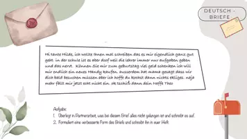 Vorschau - Arbeitsblätter - Einen Brief verbessern - Seite 1