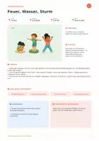 Vorschau - Spiele - 3 Bewegungsspiele für Kita & Kindergarten | Kostenloses Freebie | 3–6 Jahre - Seite 1