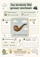 Vorschau - Arbeitsblätter - Rene Magritte _Ceci n'est pas une pipe - Seite 3
