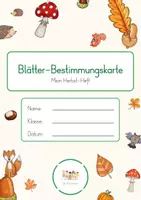 Vorschau - Fördermaterial/Inklusion - GRATIS Herbst - Blätter bestimmen (Bestimmungskarte) - Seite 2