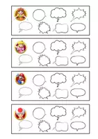 Vista previa - Fichas informativas / Documentos de lectura - Juego de lectura con temática Mario Bross - página 2