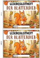 Vorschau - Arbeitsblätter - Der Blätterdieb | Lesebegleitheft Klasse 1/2 - Seite 3
