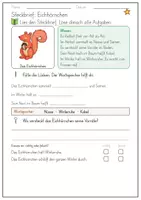 Vorschau - Arbeitsblätter - Herbst - Waldtiere im Herbst - Seite 1