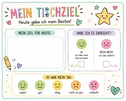 Vorschau - Fördermaterial/Inklusion - Tischziele für den Schulalltag - Seite 1