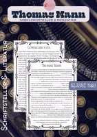 anteprima - Esercizi - Schriftsteller Thomas Mann - Pagina di copertina