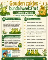Voorbeeld - Gouden zakjes – week 3 en 4 | Samen groeien - Voorblad