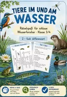Vorschau - Unterrichtsreihen - Materialpaket Tiere im und am Wasser - Deckblatt