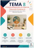 Vista previa - Para docentes: organización, planificación y formación - OE_Tema 8_Dv Ed Primària (social, motor i afectiu) - Portada