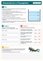 Vorschau - Arbeitsblätter - Flüssigkeiten und Gase – Druck, Auftrieb und Hydraulik – Physik, Klasse 8 - Seite 3