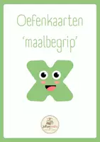 Voorbeeld - Oefenkaarten maalbegrip - Voorblad