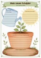 Vorschau - Arbeitsblätter - Growth Mindset - Mein neues Schuljahr Wünsche und Ziele - Seite 3
