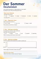 Vorschau - Arbeitsblätter - Vivaldis „Sommer“ – Hörarbeitsblätter zu den Vier Jahreszeiten - Seite 1