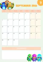 Voorbeeld - Kalender schooljaar 2026 - 2027 - Voorblad