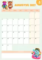 Voorbeeld - Kalender schooljaar 2026 - 2027 - Pagina 1