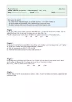 Vorschau - Arbeitsblätter - Mathematik: Teilbarkeit und Potenzen -Teilbarkeitsregeln 2 3 4 5 9 10 (Empfehlung Gymnasium Klasse 5) - Deckblatt