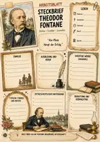 Vorschau - Arbeitsblätter - Theodor Fontane, Steckbrief - Seite 1