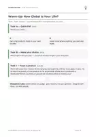 Vorschau - Stundenentwürfe - Globalization Unterrichtseinheit Englisch Oberstufe B2 + C1 - Seite 3