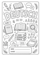 Vorschau - Arbeitsblätter - Deckblätter für den Schulstart - für alle Fächer - Seite 2
