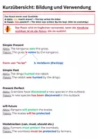 Vorschau - Arbeitsblätter - Wiederholung Passive Voice / Passiv mit Übungen, Lösungen und Differenzierung (Australien) - Seite 3