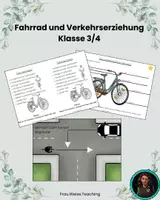 Vorschau - Unterrichtsreihen - Fahrrad & Verkehrserziehung Klasse 3/4 - Deckblatt
