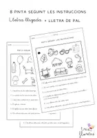 Vista previa - Hojas de trabajo - PINTA SEGUINT LES INSTRUCCIONS - Portada