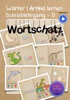 Vorschau - Fördermaterial/Inklusion - Click & Go: D-Wörter - Lesen und Artikel üben - Deckblatt