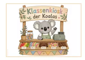 Vorschau - Poster - Klassenkiosk - Aushang Koalaklasse I Rechnen mit Geld I Klasse 1 - 3 - Seite 3