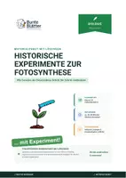 Vorschau - Stundenentwürfe - Biologie: Historische Experimente Fotosynthese - Klasse 7 - Deckblatt