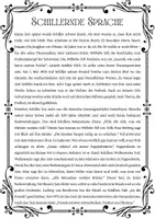anteprima - Esercizi - Friedrich Schiller Lückentext & Wortschatzübung - Pagina 2