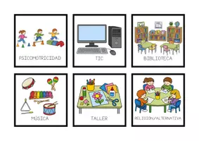 Vista previa - Refuerzo / NEE / Materiales de apoyo - Pictogramas: recurso para las rutinas del aula - página 3