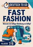 Vorschau - Stundenentwürfe - Deutsch to go: Fast Fashion – Warum ist billige Kleidung so billig? - Deckblatt