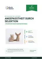 Vorschau - Stundenentwürfe - Biologie: Angepasstheit durch Selektion - Klasse 7 - Deckblatt