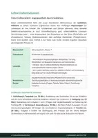 Vorschau - Stundenentwürfe - Biologie: Angepasstheit durch Selektion - Klasse 7 - Seite 1