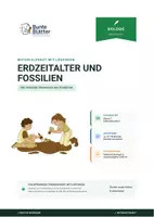 Vorschau - Stundenentwürfe - Biologie: Erdzeitalter und Fossilien - Klasse 7 - Deckblatt