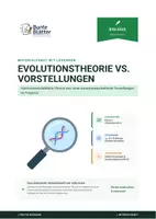 Vorschau - Stundenentwürfe - Biologie: Evolutionstheorie vs Vorstellung - Klasse 7 - Deckblatt