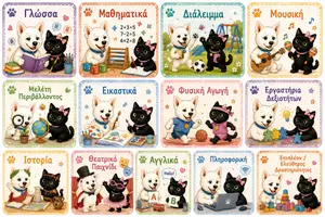 Προεπισκόπηση - Flashcards - Πακέτο υλικού "Back to school-Ready to go!" - Σελίδα 3