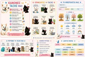 Προεπισκόπηση - Flashcards - Πακέτο υλικού "Back to school-Ready to go!" - Σελίδα 1