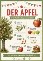 Vorschau - Arbeitsblätter - Apfel Komplettpaket 1. + 2 Klasse + s/w Version - Seite 2