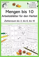 Vorschau - Arbeitsblätter - Materialpaket - Mathe im Herbst (Mengen im ZR10) - Seite 1