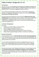 Vorschau - Arbeitsblätter - Materialpaket - Mathe im Herbst (Mengen im ZR10) - Seite 2