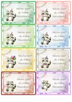 Vorschau - Bildkarten - Hausübungsgutscheine Waschbärenklasse - Seite 3