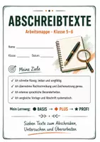 Vorschau - Arbeitsblätter - Abschreiben/Abschreibtexte - Klasse 5-6 mit Differenzierung - Deckblatt