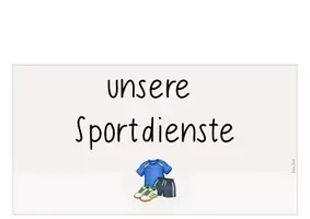 Vorschau - Merkblätter - Unsere Dienste im Sportunterricht! - Seite 1