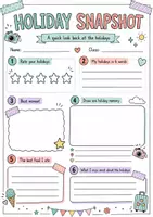 Vorschau - Arbeitsblätter - Back to School - My New Schoolyear - Seite 1