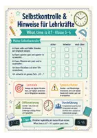 Vorschau - Arbeitsblätter - What time is it - Arbeitsblätter mit Lösungen Klasse 5-6 - Seite 1