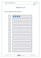 Vorschau - Arbeitsblätter - Mengen - Ü4 Mengen ausmalen Zahlen bis 10 - Deckblatt