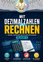 Vorschau - Arbeitsblätter - Dezimalzahlen rechnen | Klasse 6 Arbeitsheft - Deckblatt