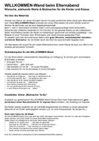 Vorschau - Poster - Elternabend Willkommenswand - Grüße Schulklasse & Mutmacher - Seite 2