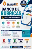 Vista previa - Unidades / Secuencias / Situaciones de Aprendizaje - Banco de rubricas 4 año - Sistema de Evaluación Formativa 4.º Grado NEM: Rúbricas por PDA y Tablero Analítico en Excel - Portada