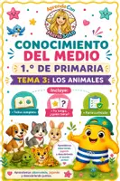 Vista previa - Unidades / Secuencias / Situaciones de Aprendizaje - Tema 3 · Los animales. Conocimiento del Medio 1.º Primaria Actividades + Yo tengo… ¿quién tiene? - Portada